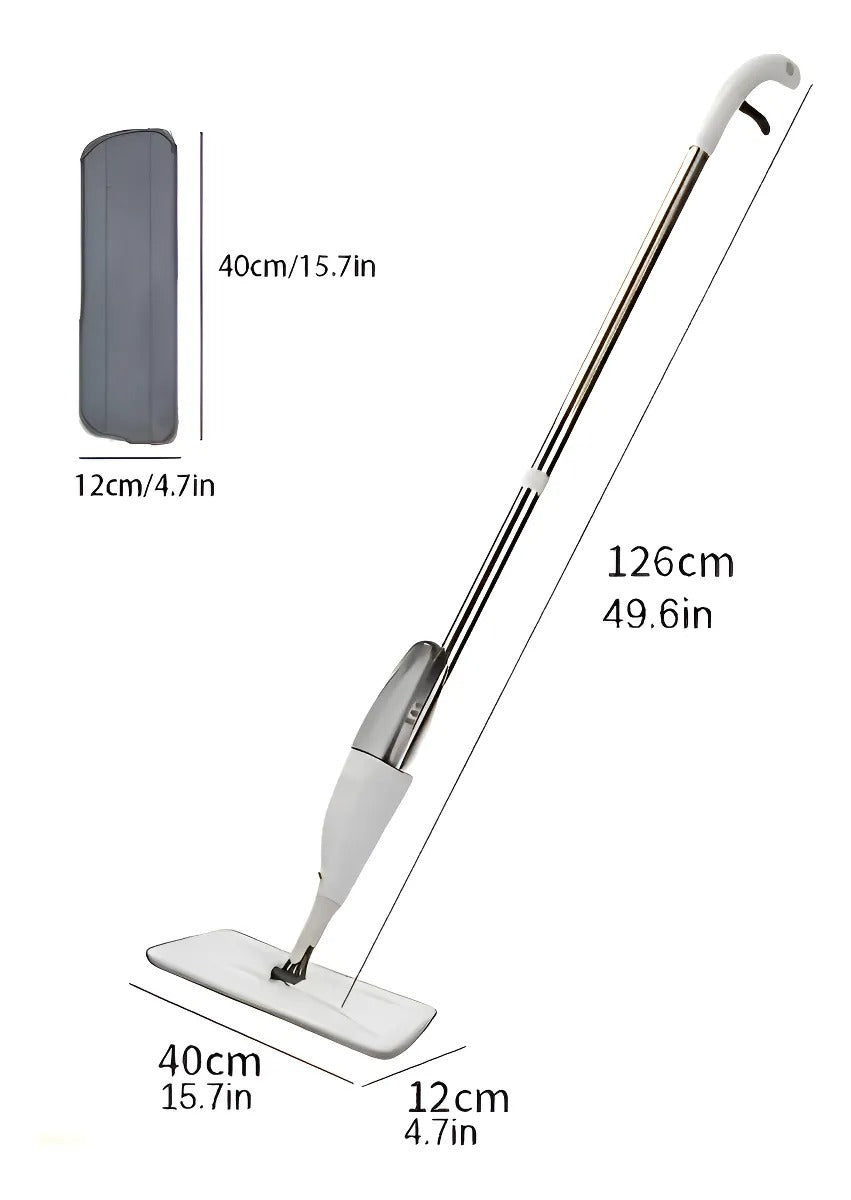 Trapeador Ergonómico Giratorio 360 con Spray