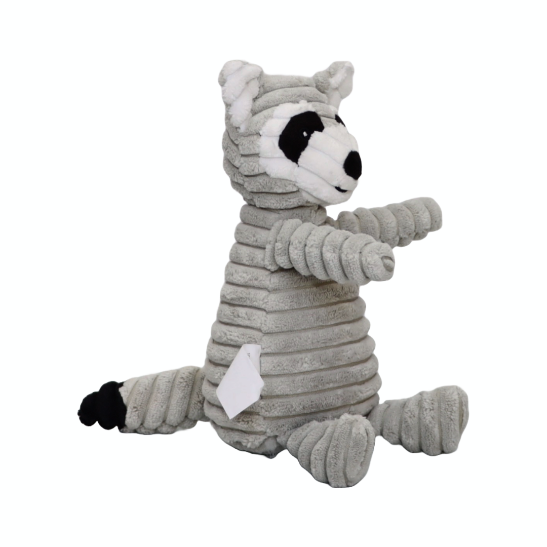 PELUCHE PARA PERRO MODELO MAPACHE RESISTENTE A MORDEDURAS