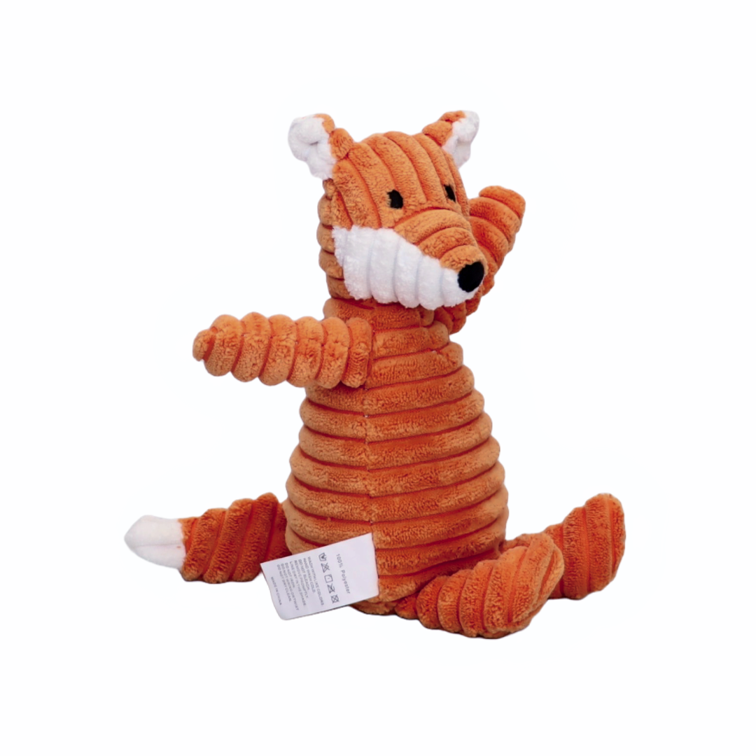 Peluche para Perro Modelo Zorro Resistente a Mordeduras