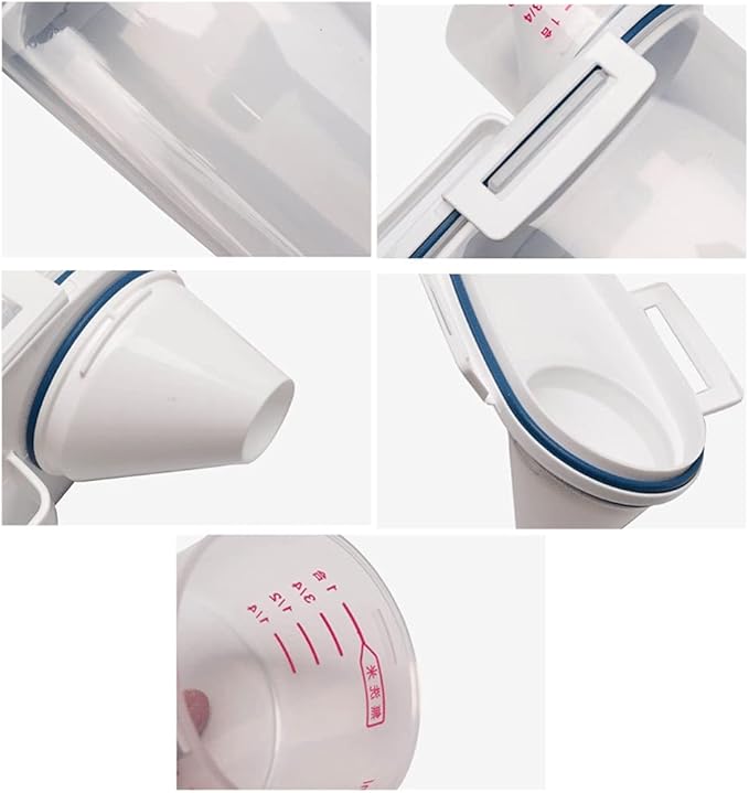 Dispensador para Cereal Multiuso de 2 Kilos con Taza Medidora