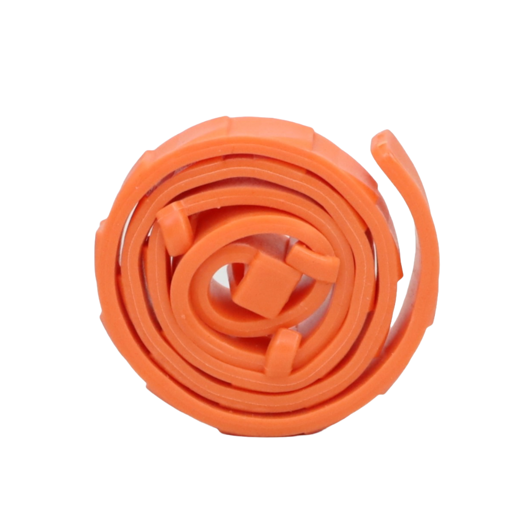 Collar Antipulgas para Perro Grande en Lata Color Naranja