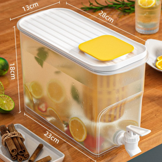 Dispensador de 3l con Filtrante para Bebidas Calientes y Frías Color Blanco