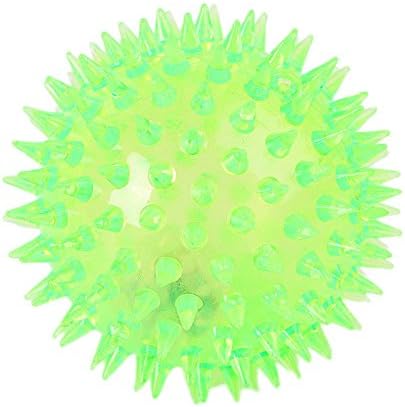 PACK DE 3 PELOTAS DE ESPINAS DE JUGUETE COLOR VERDE