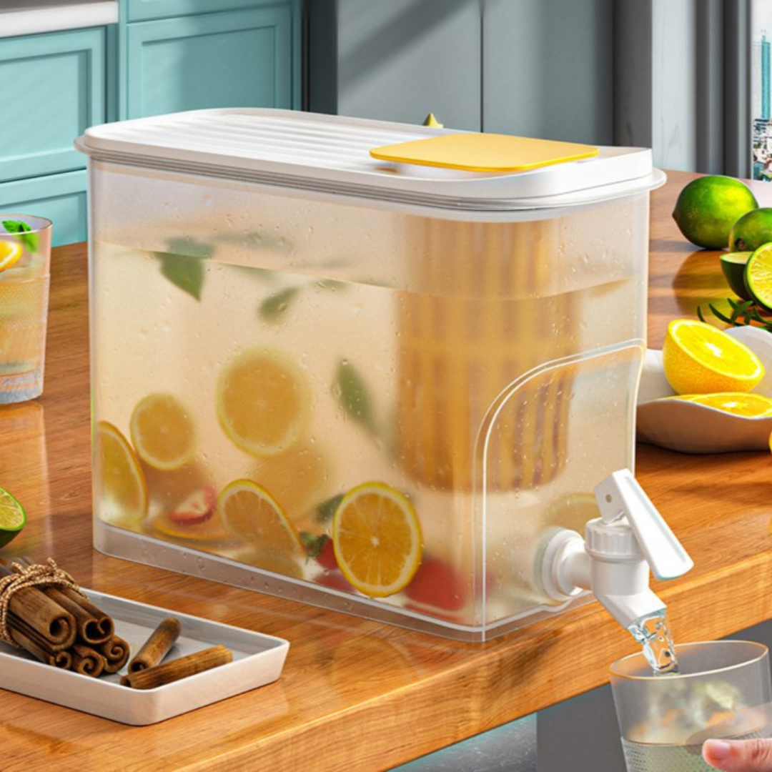 Dispensador de 3l con Filtrante para Bebidas Calientes y Frías Color Blanco