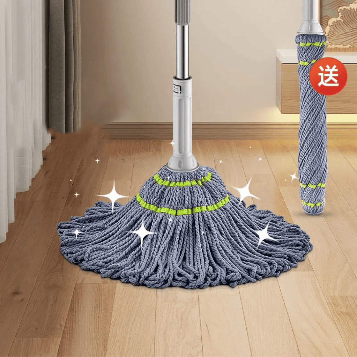 Trapeador Superabsorbente con Cabezal Reemplazable