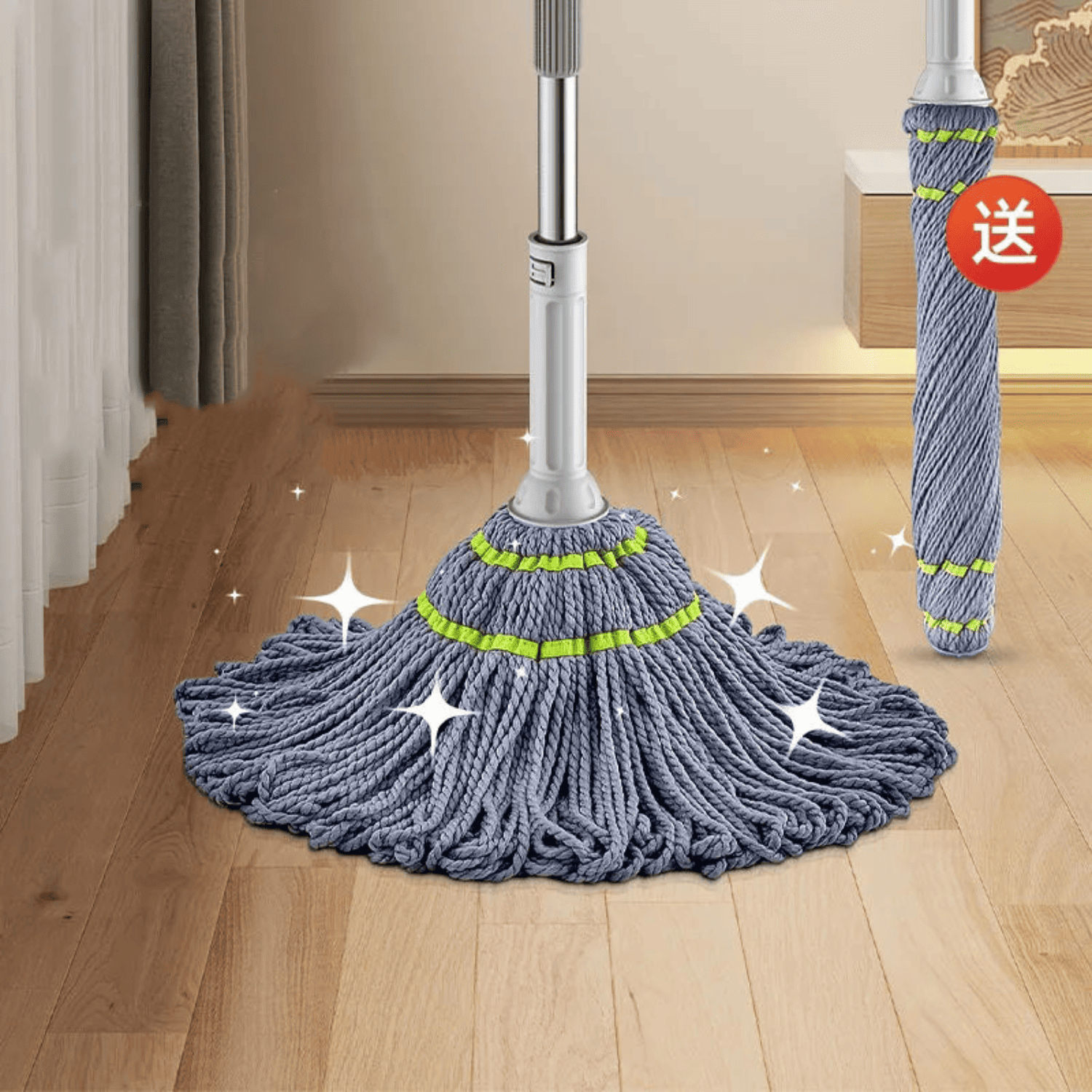Trapeador Superabsorbente con Cabezal Reemplazable