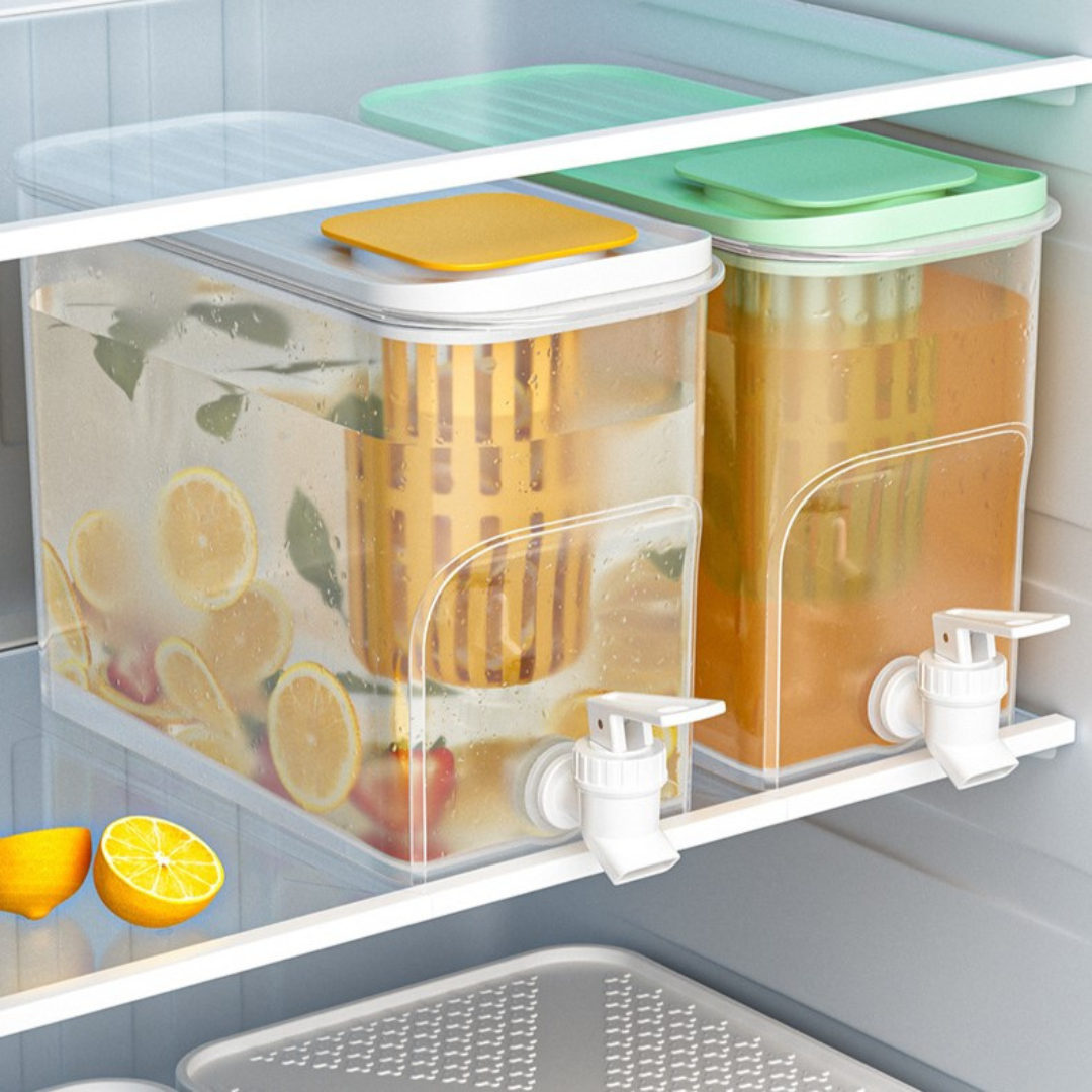 Dispensador de 3l con Filtrante para Bebidas Calientes y Frías - Color Verde