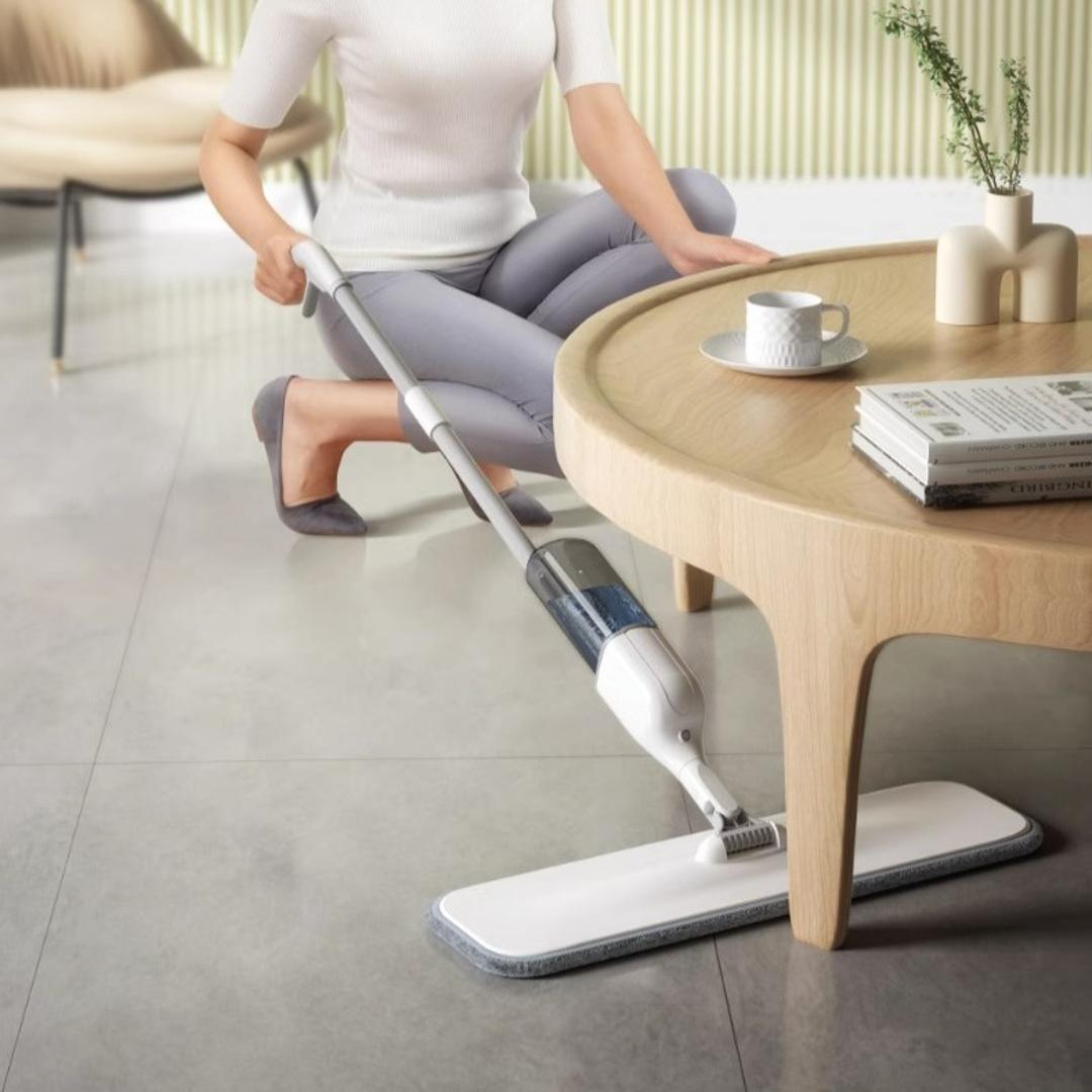 Trapeador Ergonómico Giratorio 360 con Spray