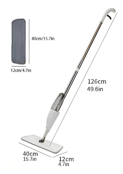 Trapeador Ergonómico Giratorio 360 con Spray