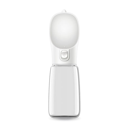 Botella de Agua Bebedero de 250 ML Portátil para Perros de Color Blanco