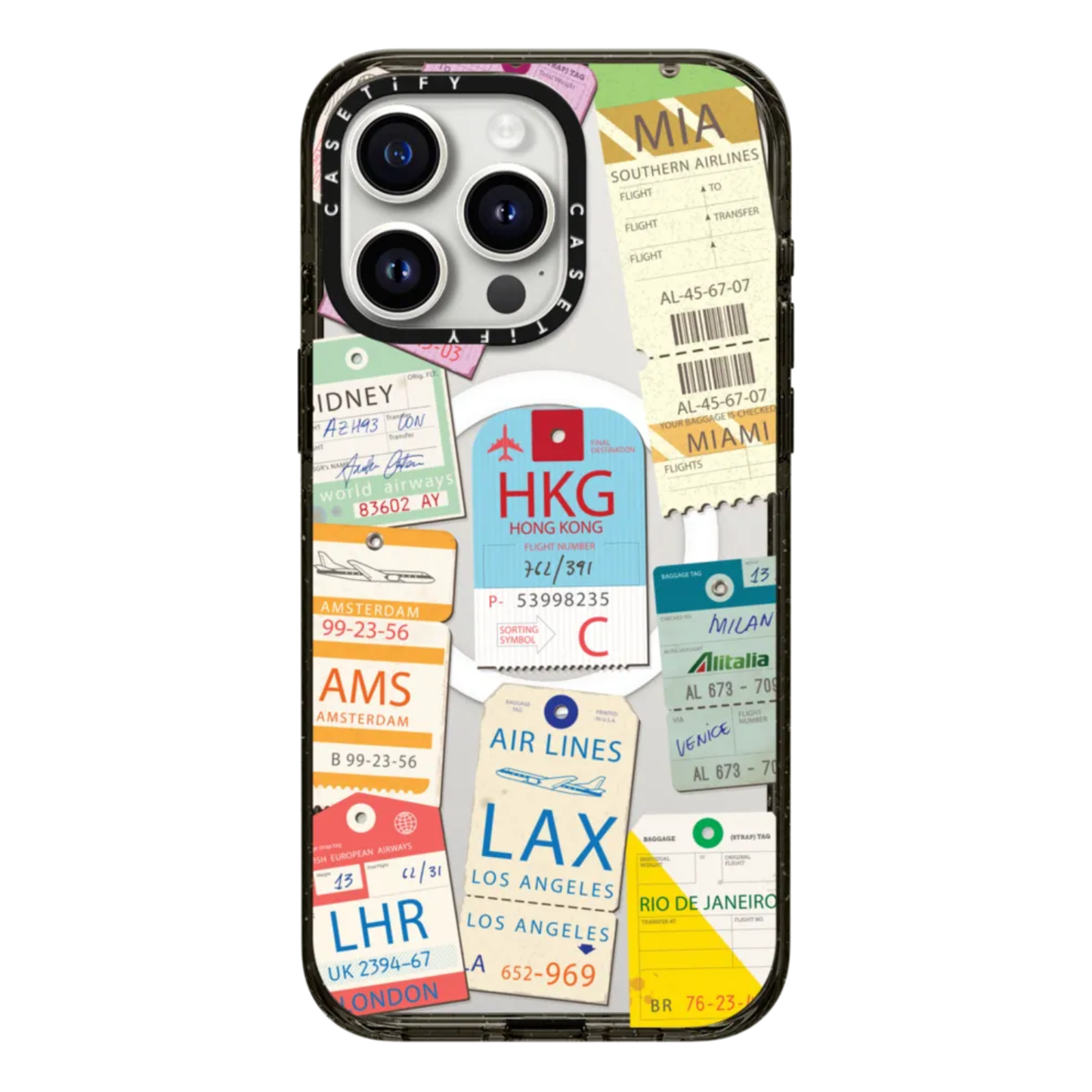 Case CASETIFY Airline Tags2 con MAGSAFE - IPHONE 14 Plus