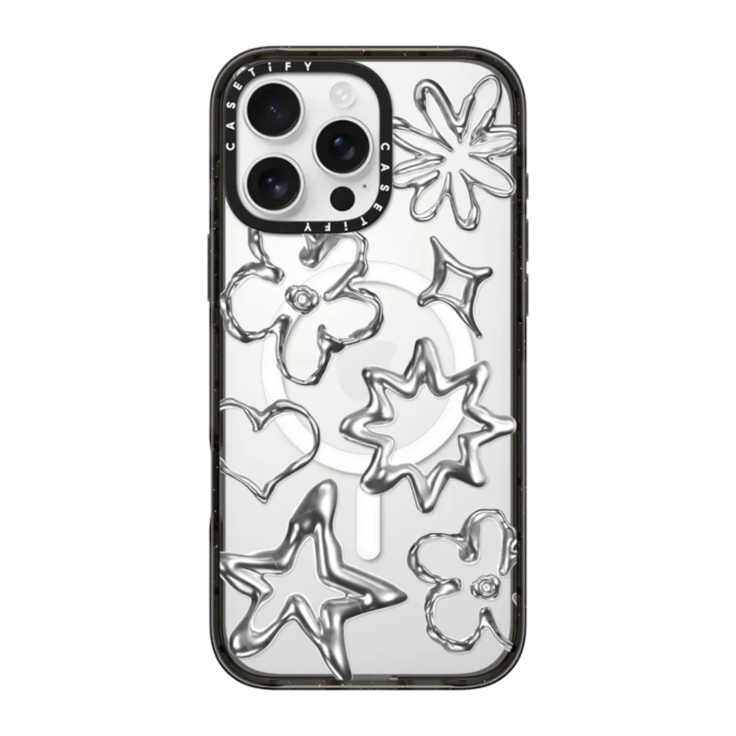 Case CASETIFY Chrome Doodles con MAGSAFE - IPHONE 14 Pro
