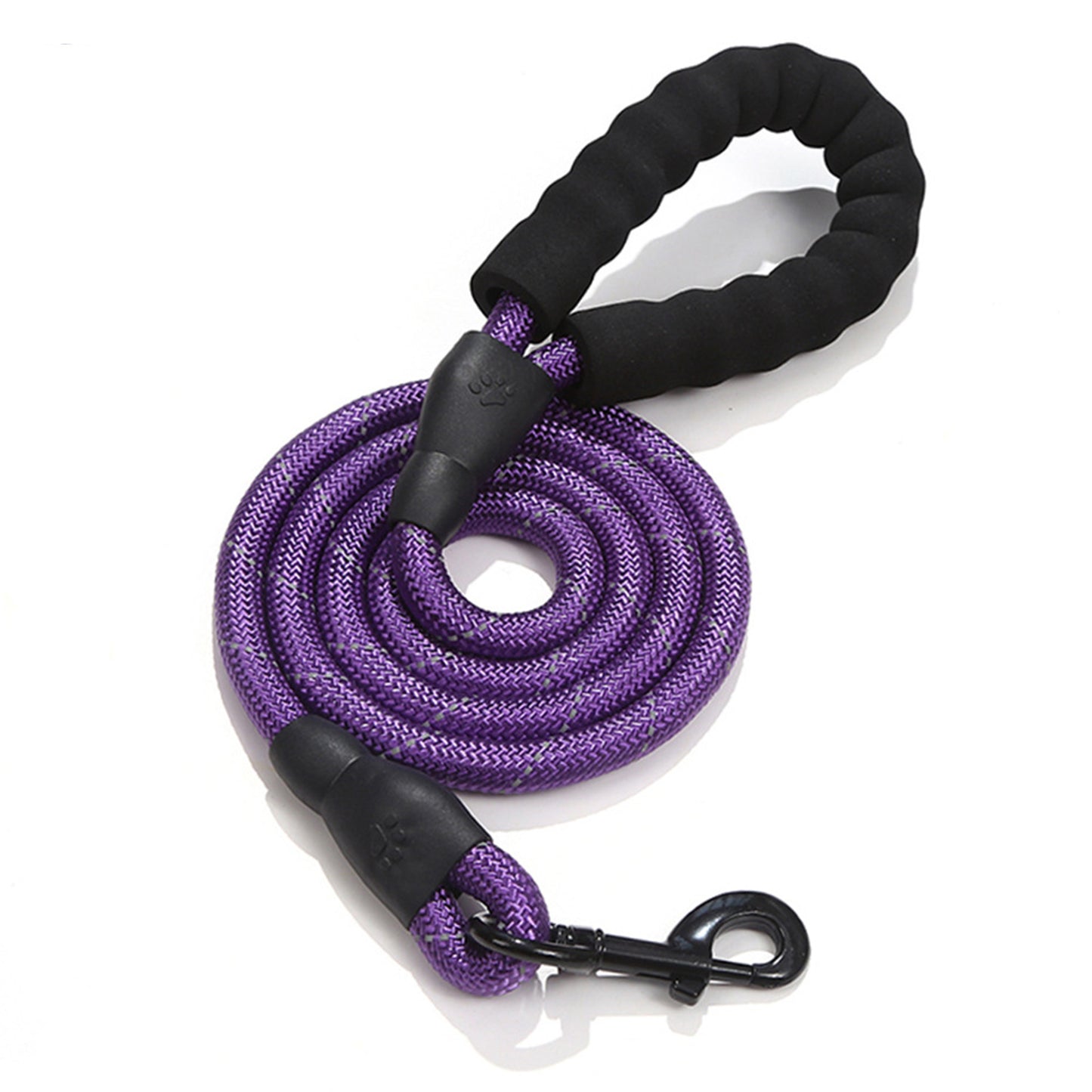 Correa Para Mascotas Reflectante, Duradera Y Cómoda Color Morado