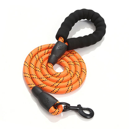 Correa para Mascotas Reflectante Duradera y Cómoda Color Naranja