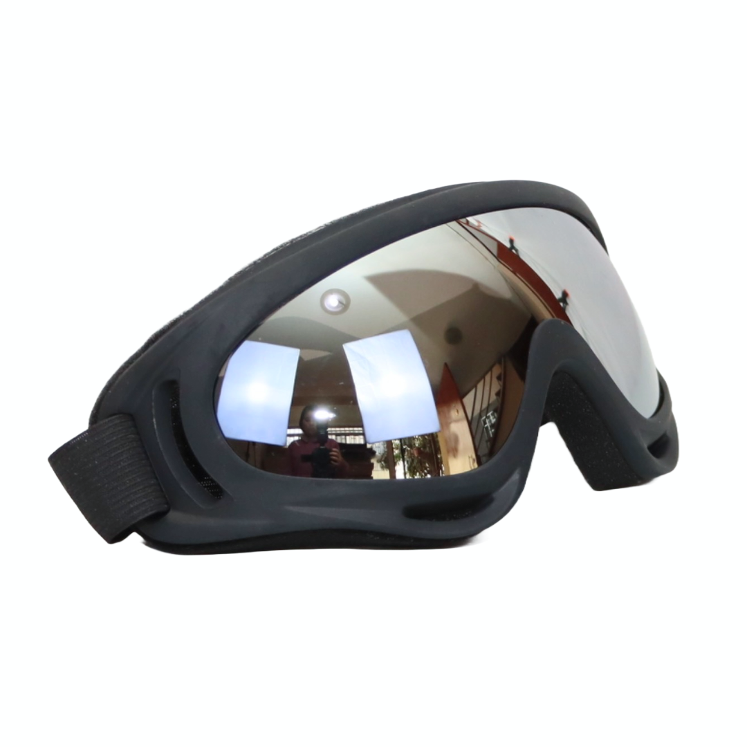 Lentes de Sol Protectoras para Perros de Raza Grande Color Plateado