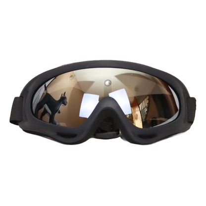Lentes de Sol Protectoras para Perros de Raza Grande Color Plateado