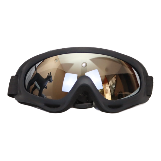 Lentes de Sol Protectoras para Perros de Raza Grande Color Plateado