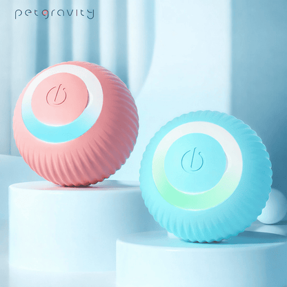 Pelota Inteligente, Giratoria e Interactiva para Gatos Color Rosado