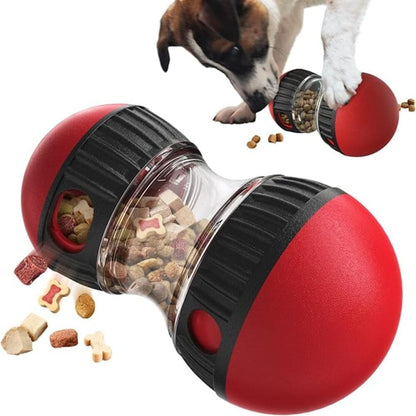 Juguete Interactivo y Dispensador de Premios para Perros Color Rojo y Negro