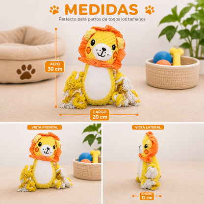 Peluche Tipo Soga para Perro Modelo León