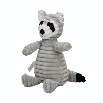 PELUCHE PARA PERRO MODELO MAPACHE RESISTENTE A MORDEDURAS