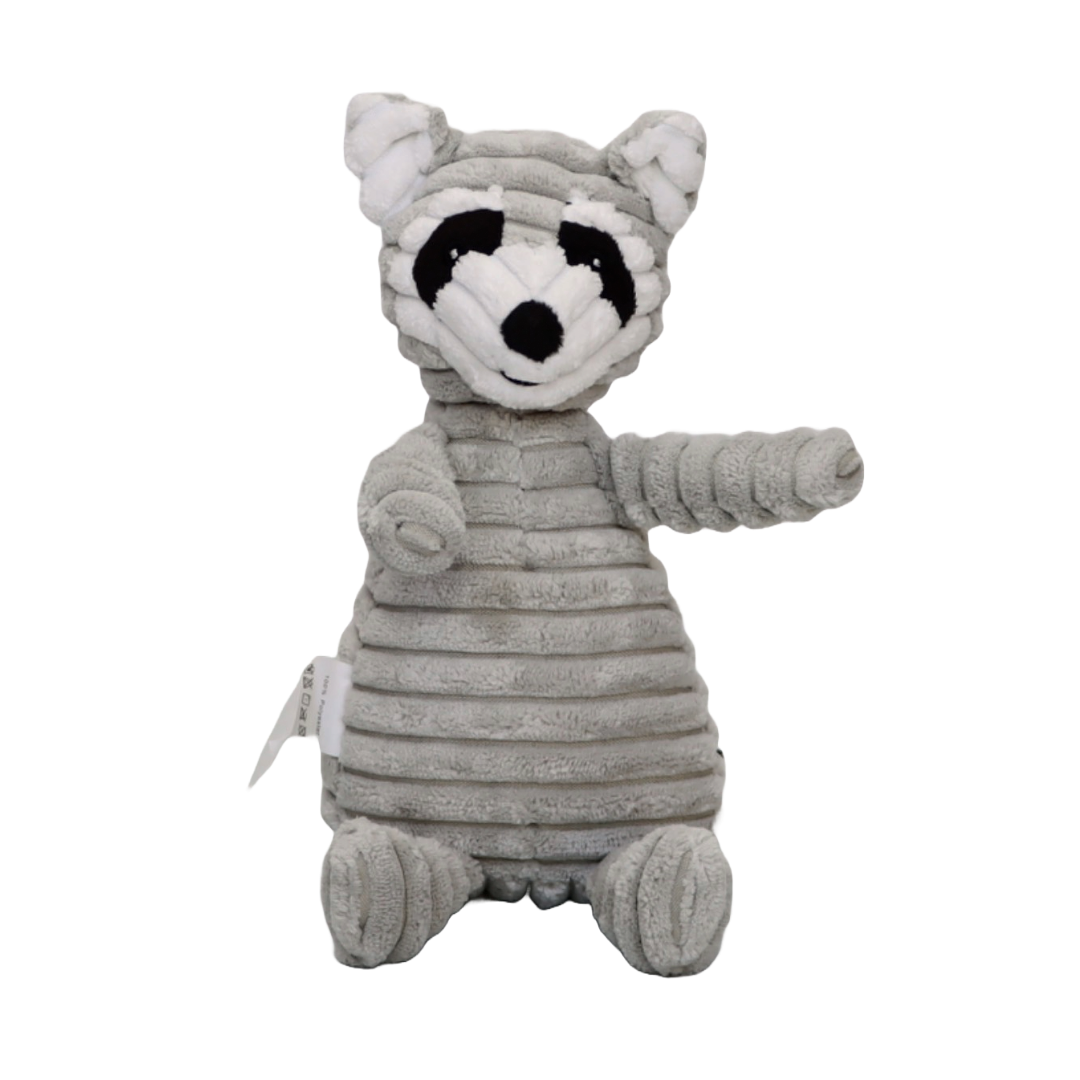 PELUCHE PARA PERRO MODELO MAPACHE RESISTENTE A MORDEDURAS