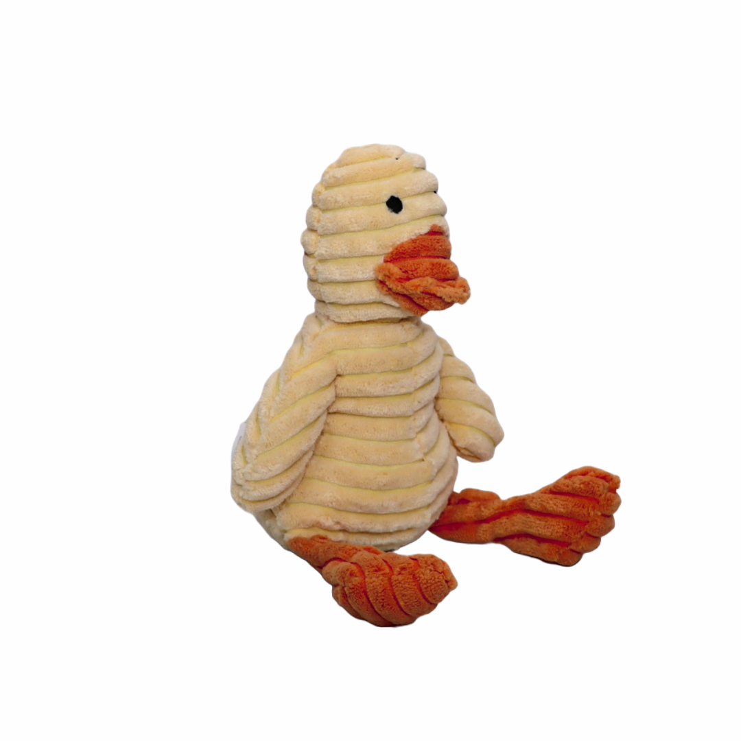 PELUCHE PARA PERRO MODELO PATO RESISTENTE A MORDEDURAS