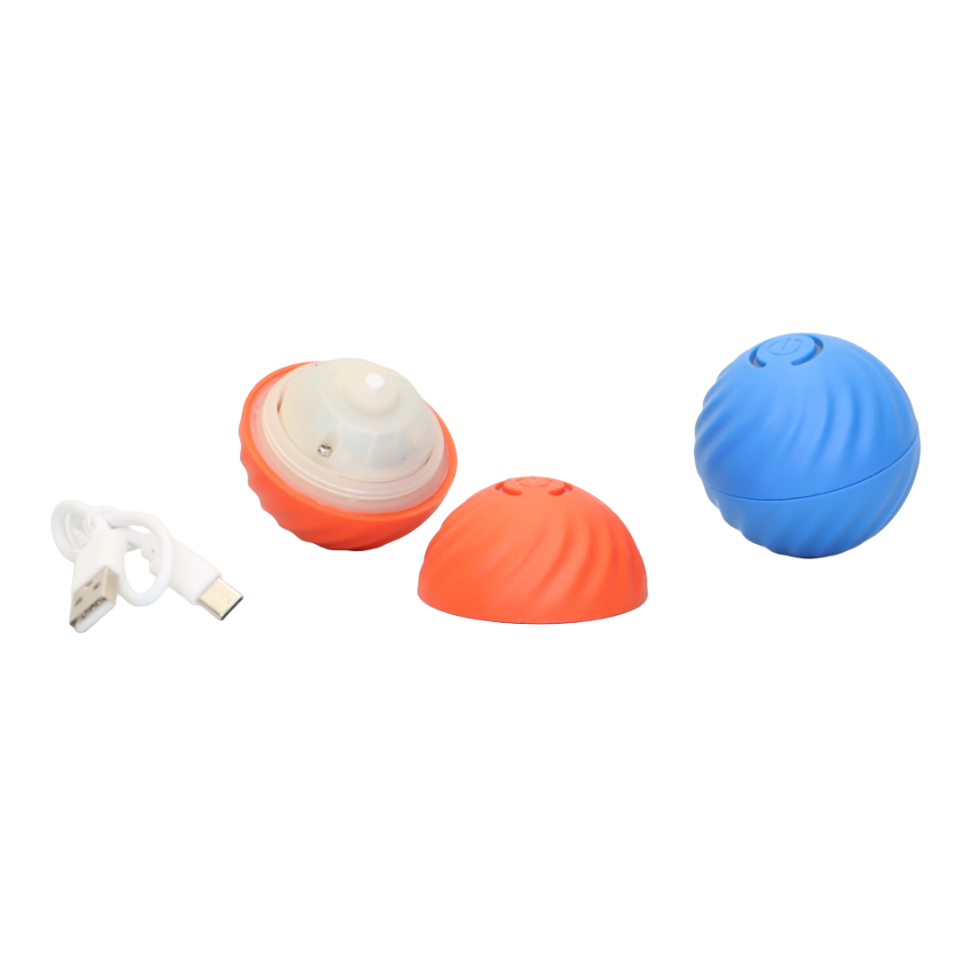 PELOTA INTELIGENTE E INTERACTIVA CON RESPUESTO PARA PERROS