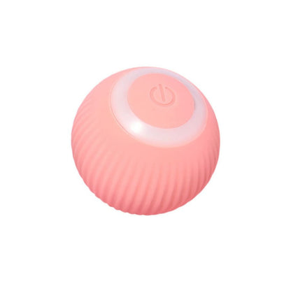 Pelota Inteligente, Giratoria e Interactiva para Gatos Color Rosado