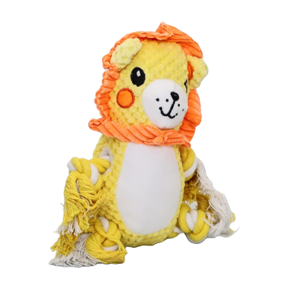 PELUCHE TIPO SOGA PARA PERRO MODELO LEÓN