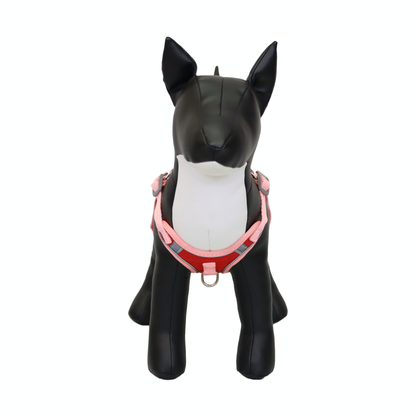 Arnés Reflectante para Perro Color Rojo/Rosado Talla XL