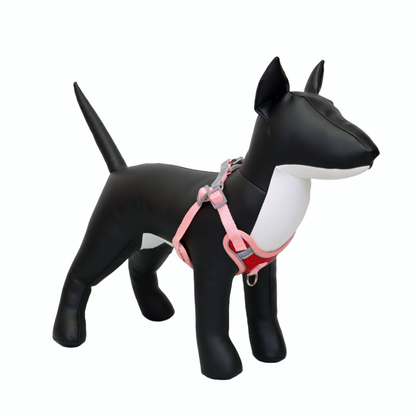 Arnés Reflectante para Perro Color Rojo/Rosado Talla L