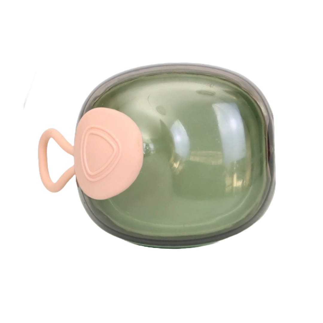 CEPILLO DE BAÑO PARA PERROS CON DISPENSADOR DE JABÓN COLOR VERDE