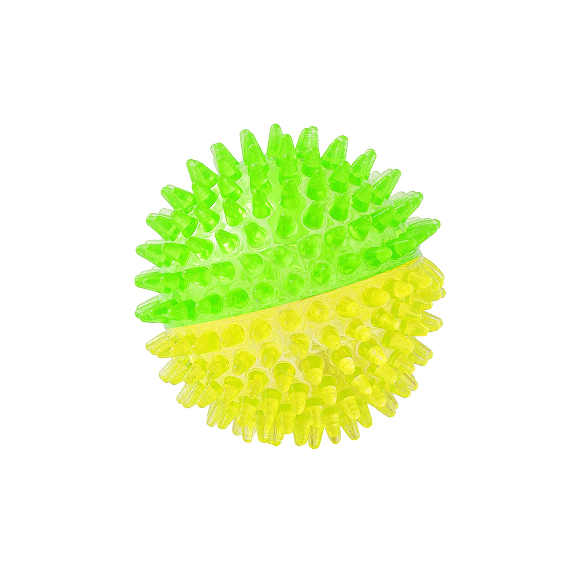 Pack 3 Pelotas de Espinas de Juguete Color Verde/Amarillo