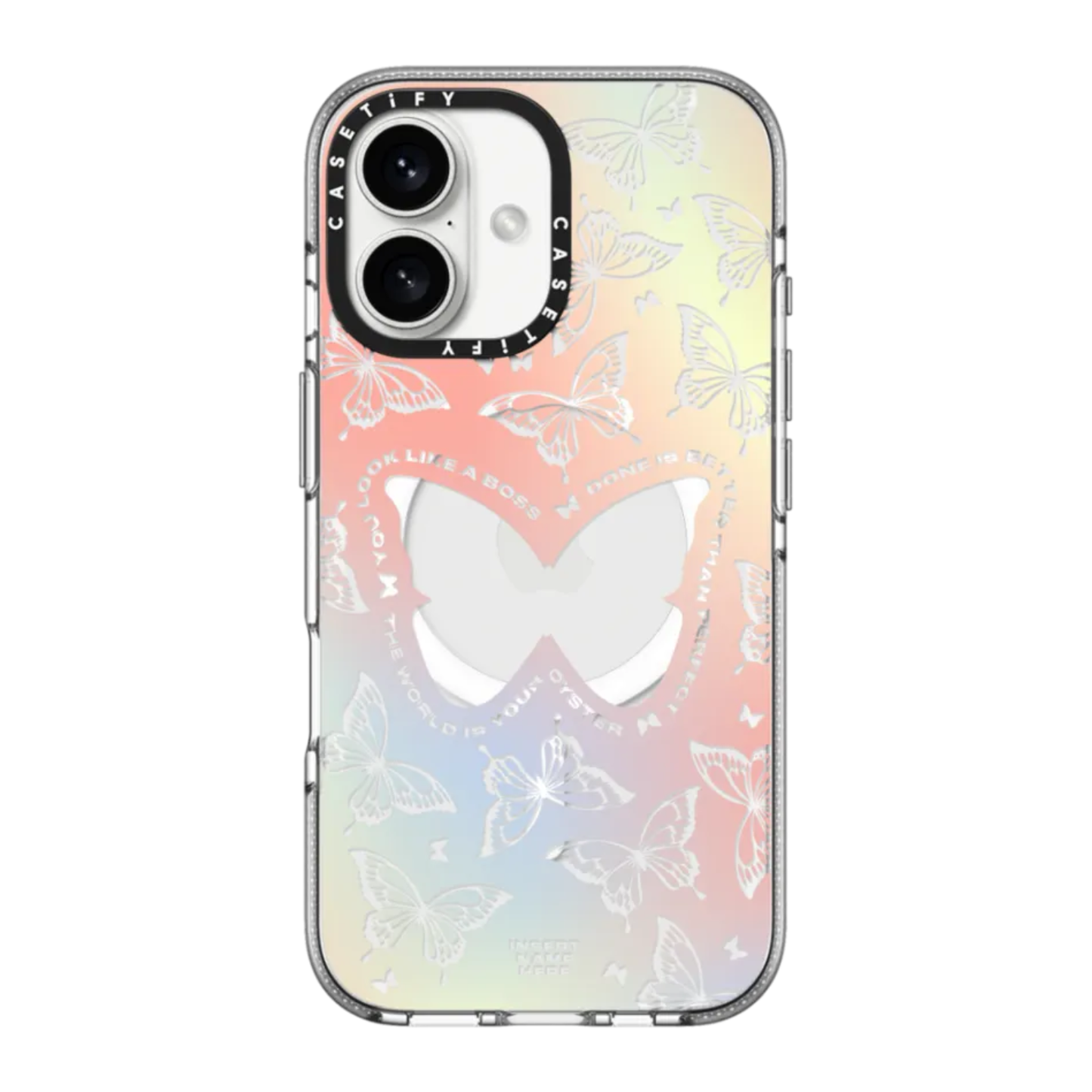 Case CASETIFY You Give Me Butterflies con MAGSAFE - IPHONE 15 Pro