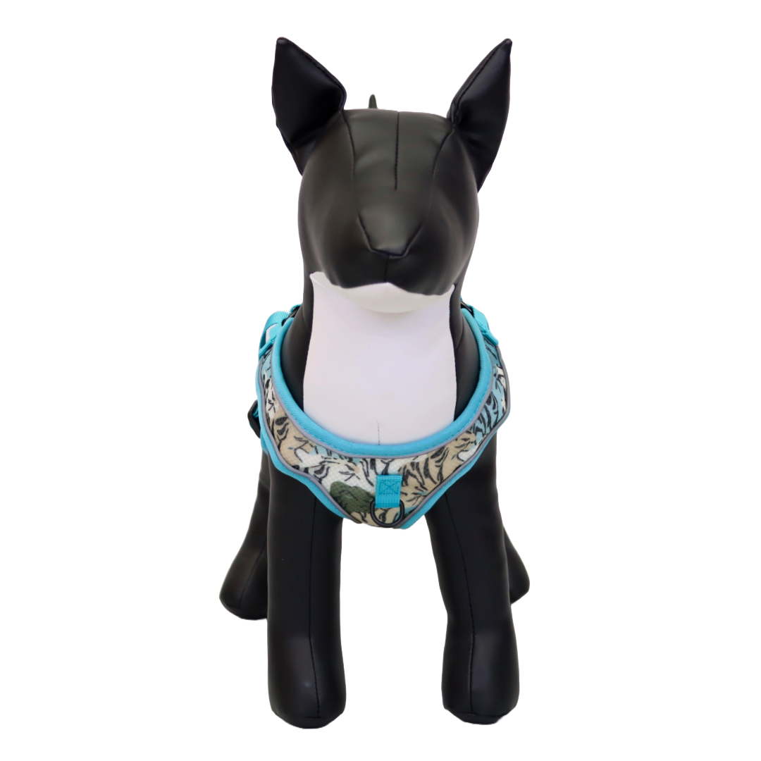 Arnés y Correa para Perro - Diseño Atigrado, Talla M