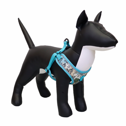 Arnés y Correa para Perro - Diseño Atigrado, Talla L