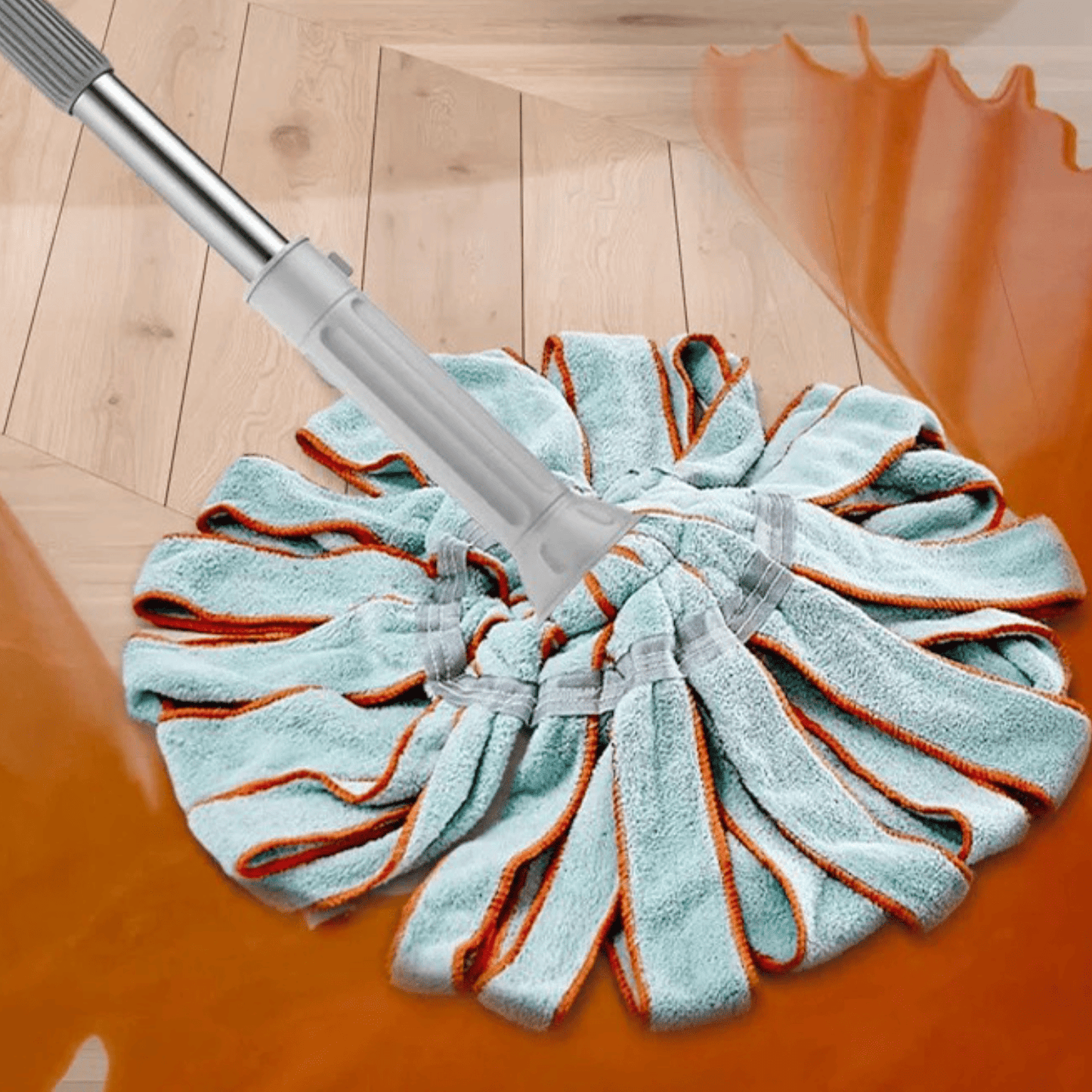 Trapeador Especial de Microfibra Superabsorbente con Cabezal Reemplazable