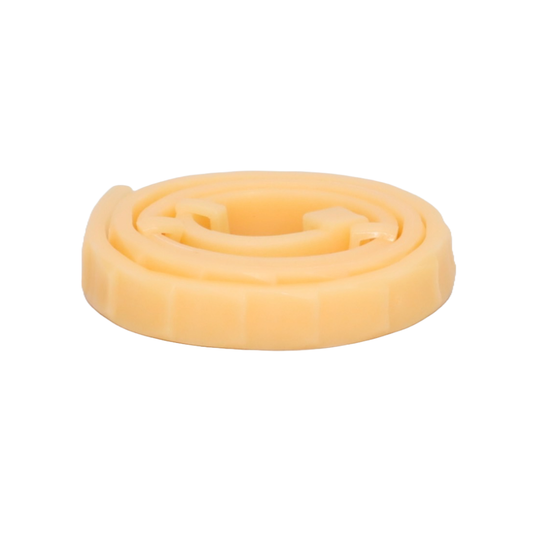 COLLAR ANTIPULGAS PARA PERRO GRANDE EN BOLSA COLOR MELÓN