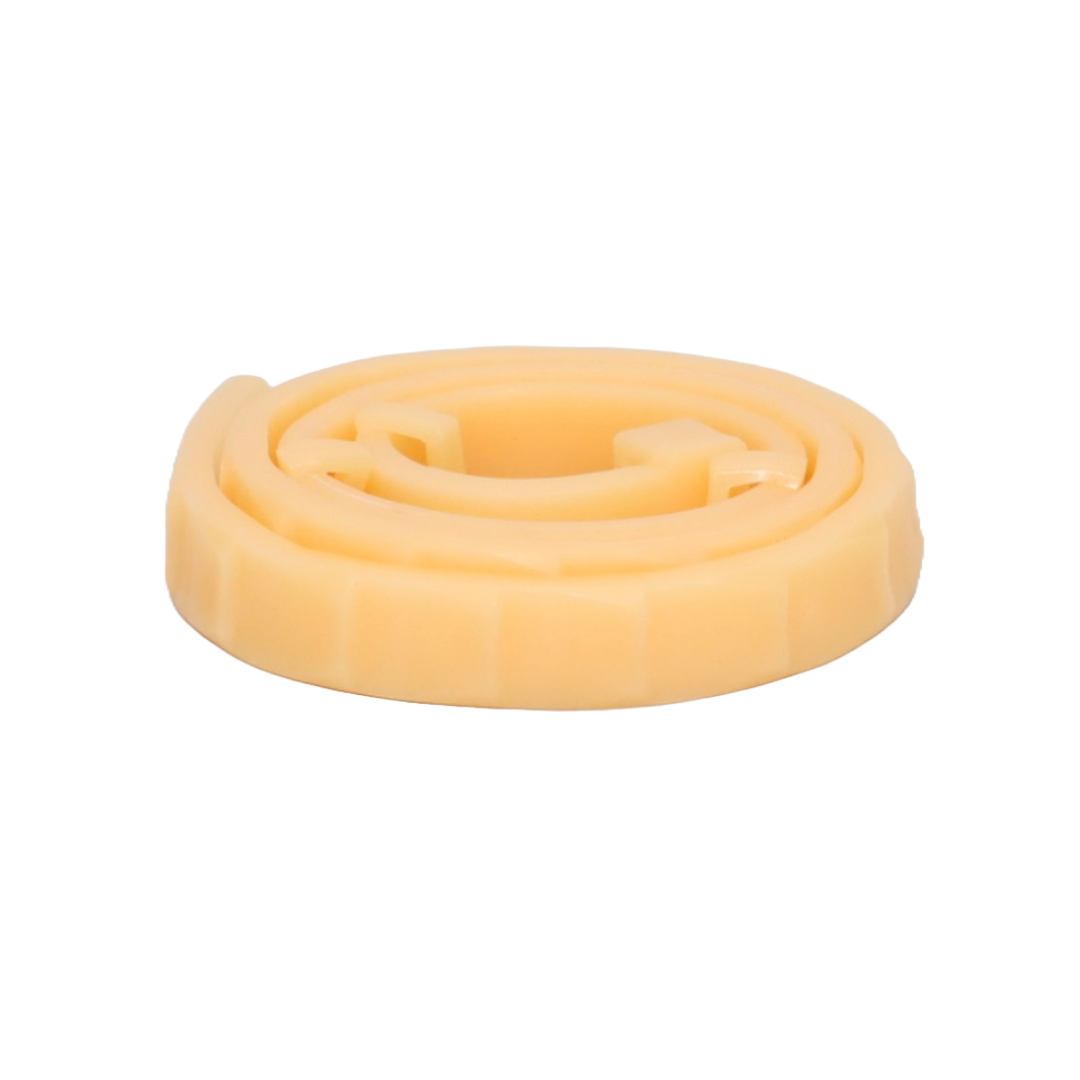 COLLAR ANTIPULGAS PARA PERRO GRANDE EN LATA COLOR MELÓN