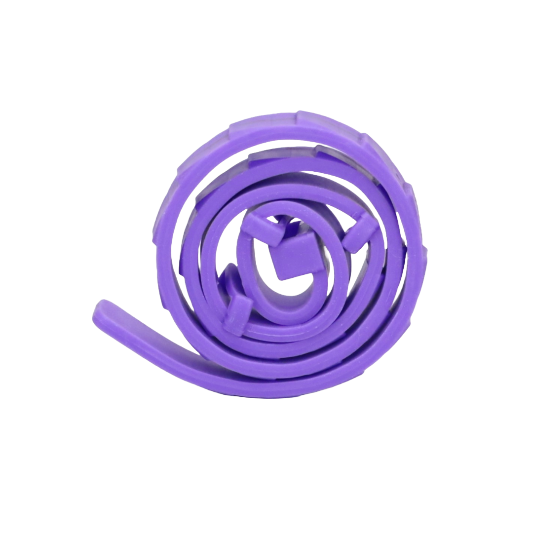 COLLAR ANTIPULGAS PARA PERRO GRANDE EN LATA COLOR MORADO