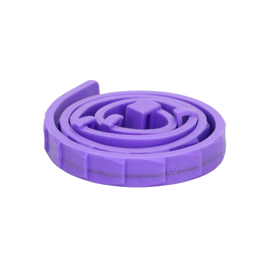 COLLAR ANTIPULGAS PARA PERRO GRANDE EN BOLSA COLOR MORADO