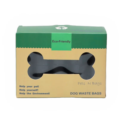 PAQUETE DE 20 ROLLOS DE BOLSAS BIODEGRADABLES PARA DESECHOS COLOR NEGRO