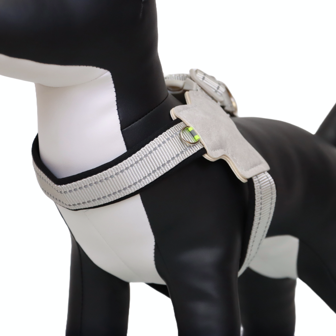ARNÉS PARA PERRO EN FORMA DE Y - COLOR NEGRO, TALLA L