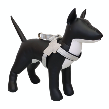 ARNÉS PARA PERRO EN FORMA DE Y - COLOR NEGRO, TALLA M