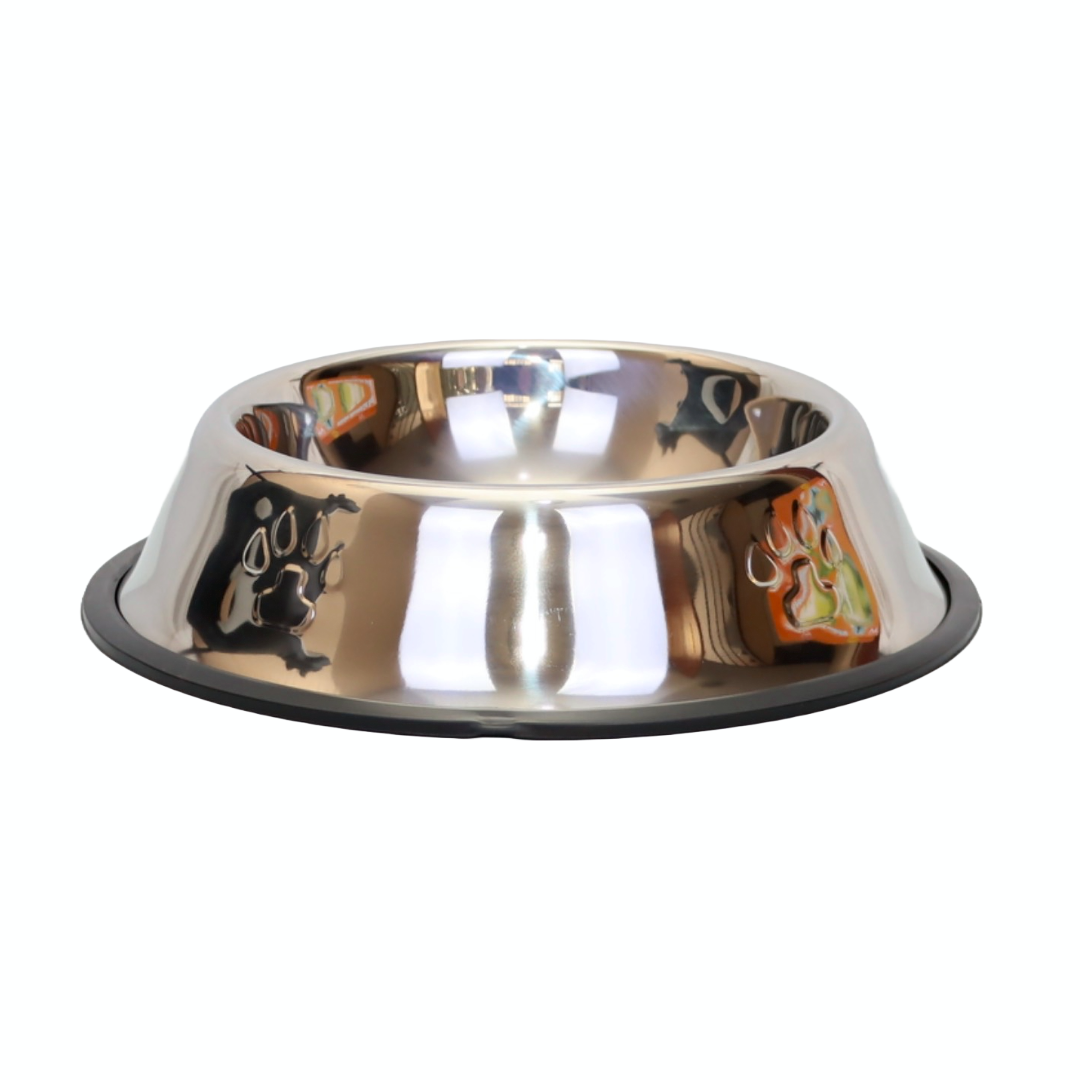 Plato de Aluminio Antideslizante para Mascota de 22 CM