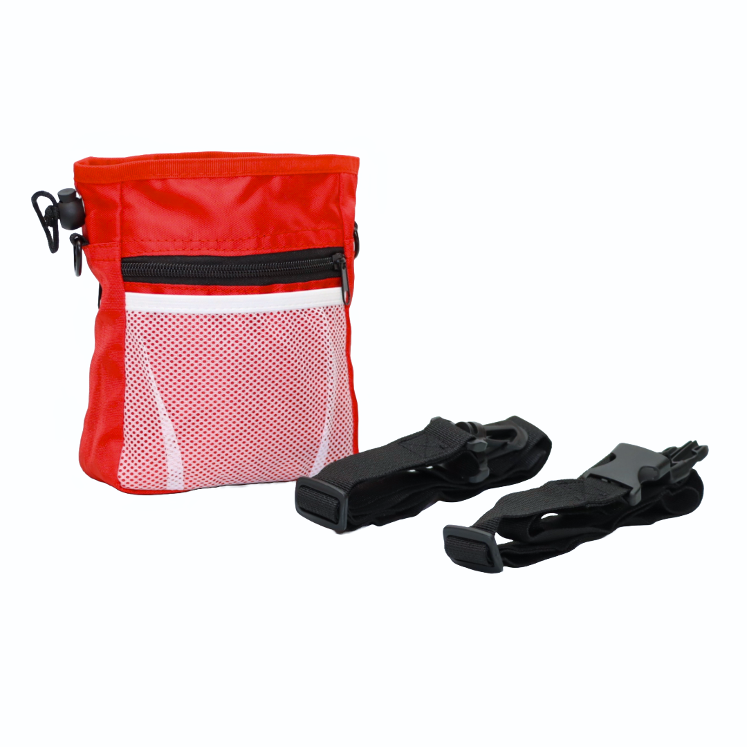 BOLSA DE ENTRENAMIENTO PARA MASCOTAS COLOR ROJO