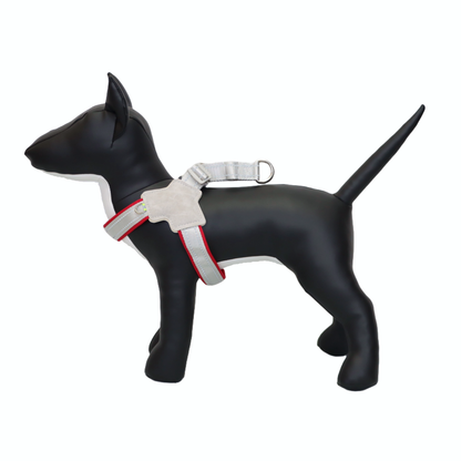 ARNÉS PARA PERRO EN FORMA DE Y - COLOR ROJO, TALLA L