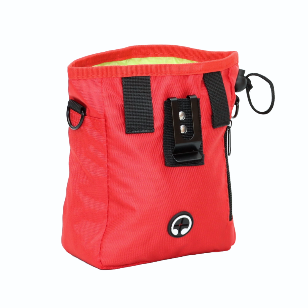 BOLSA DE ENTRENAMIENTO PARA MASCOTAS COLOR ROJO
