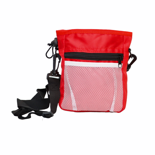 BOLSA DE ENTRENAMIENTO PARA MASCOTAS COLOR ROJO